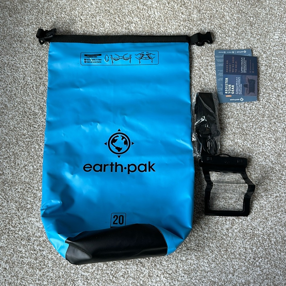 Earth Pak 20L Dry Bag Brand new